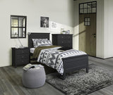 Ballina Bed Suite with Bedsides and Tallboy - Single in Black