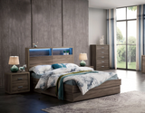Norman Storage Bed - Mocha