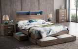 Norman Storage Bed - Mocha