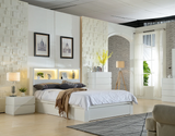 Norman Storage Bed - White