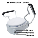 Raised Toilet Seat With Arms.. Contact for current Price.