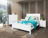 Ballina Bed Suite with Bedsides and Tallboy in White