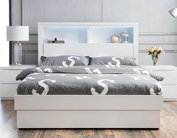Bali Storage Bed - White
