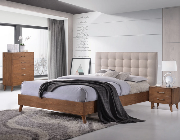Noosa Timber and Fabric Bed