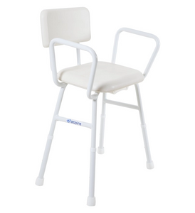 Aspire Shower Stool - Padded Seat and Back